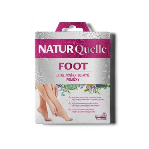 NATURQuelle FOOT exfoliační ponožky 2x20ml